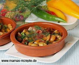 Bild von Weiße Bohnen Tapas mit Chorizo
