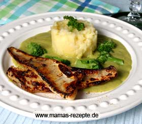 Ausserhalb oder im Bild oben rechts klicken zum Schließen. Bild von Zanderfilet mit Honigkruste