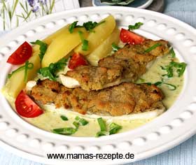 Bild von Zander mit Lauch Haube