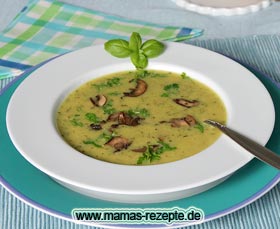 Bild von Zucchini-Haferflocken Suppe
