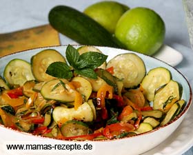 Bild von Zucchini-Limetten-Gemüse