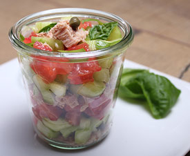 Thunfisch Salat aus dem Glas